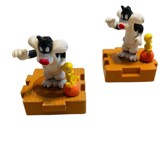 Set of 6 Vintage 1996 McDonald's Space Jam Toys - Picture 2 of 16